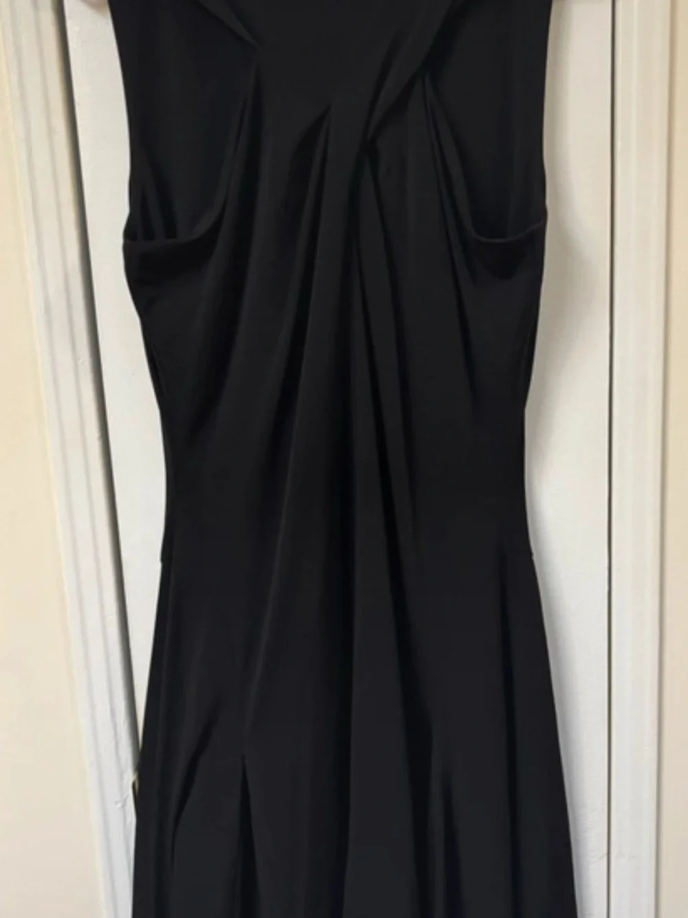 Michael Kors Black Twist-Detail Maxi Dress